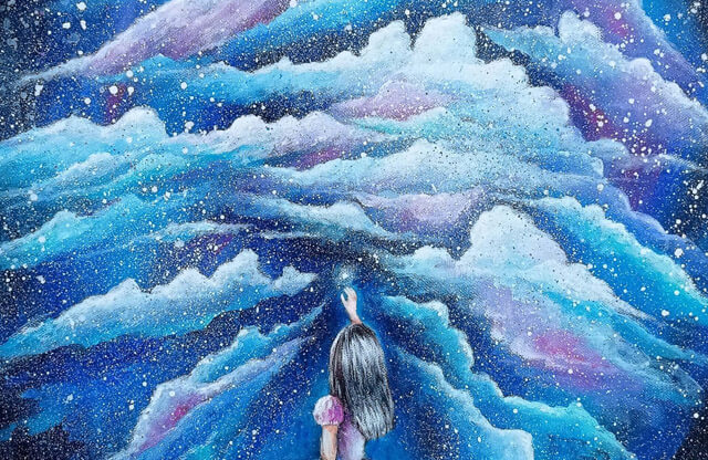 slikarstvo naliny dotik univerzuma II