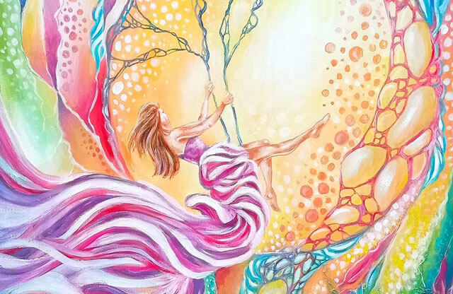 slikarstvo naliny art k soncu,-k svetlobi,-k svobodi