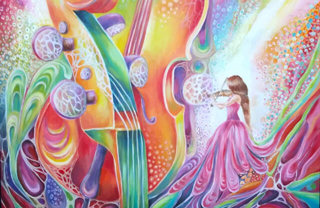 slikarstvo naliny art njena melodija