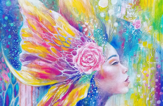 slikarstvo naliny art v njenem vilinskem svetu